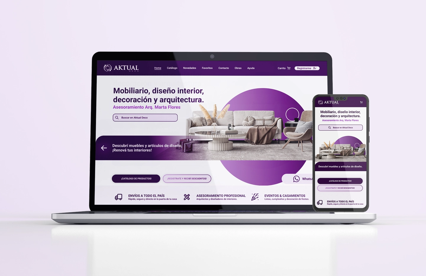 Diseño web Aktual Deco- Br1